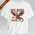 We Ride At Dawn Dragon Cat Kids T-Shirt